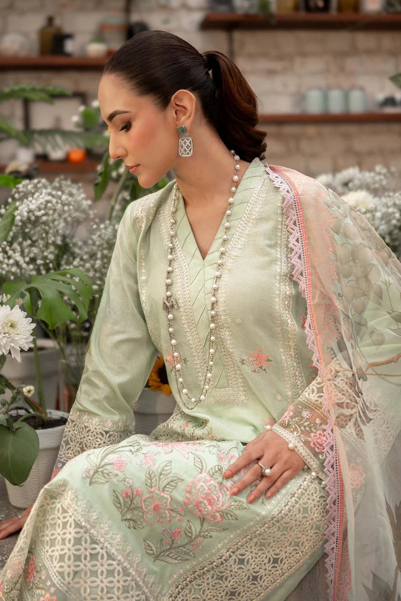 3PC DHANAK EMBROIDERED SUIT D-533