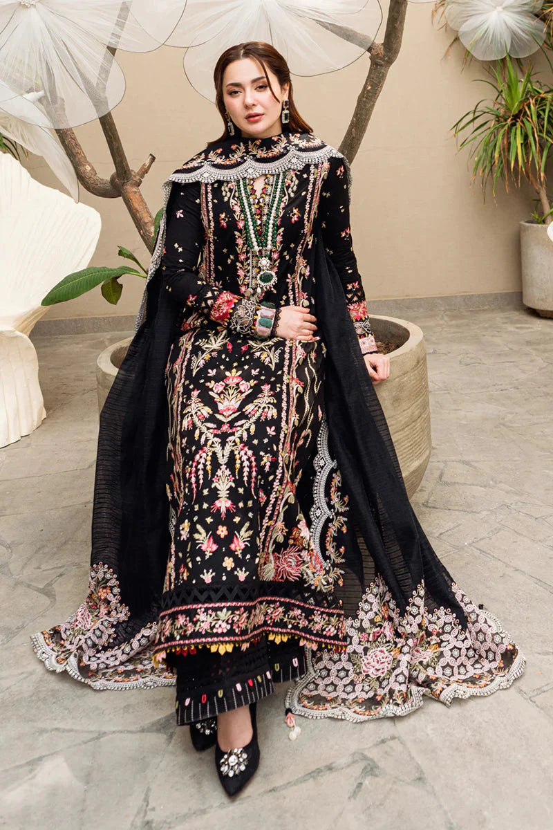 3PC LAWN EMBROIDERED SHIRT chiffon embroidered DUPATA 11001