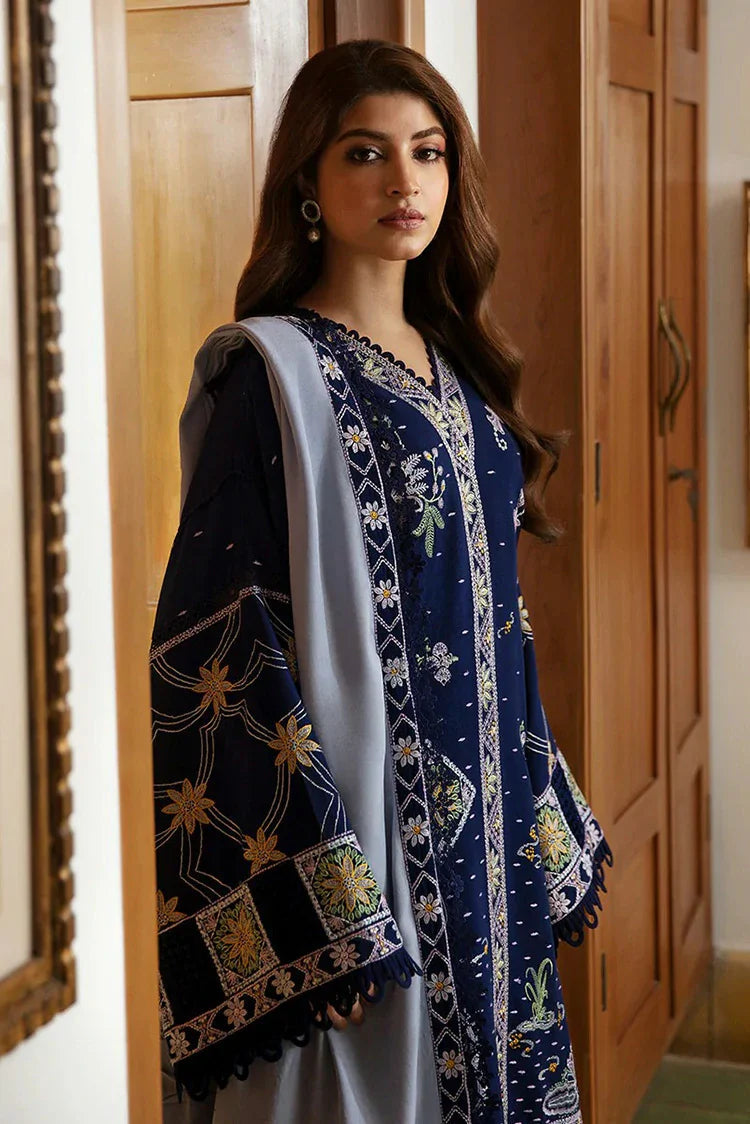 3PC DHANAK EMBROIDERED SUIT 873-RR