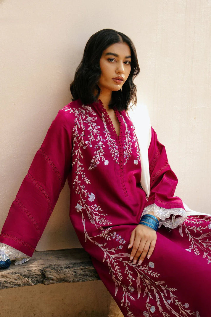 3PC DHANAK EMBROIDERED SUIT D-1022