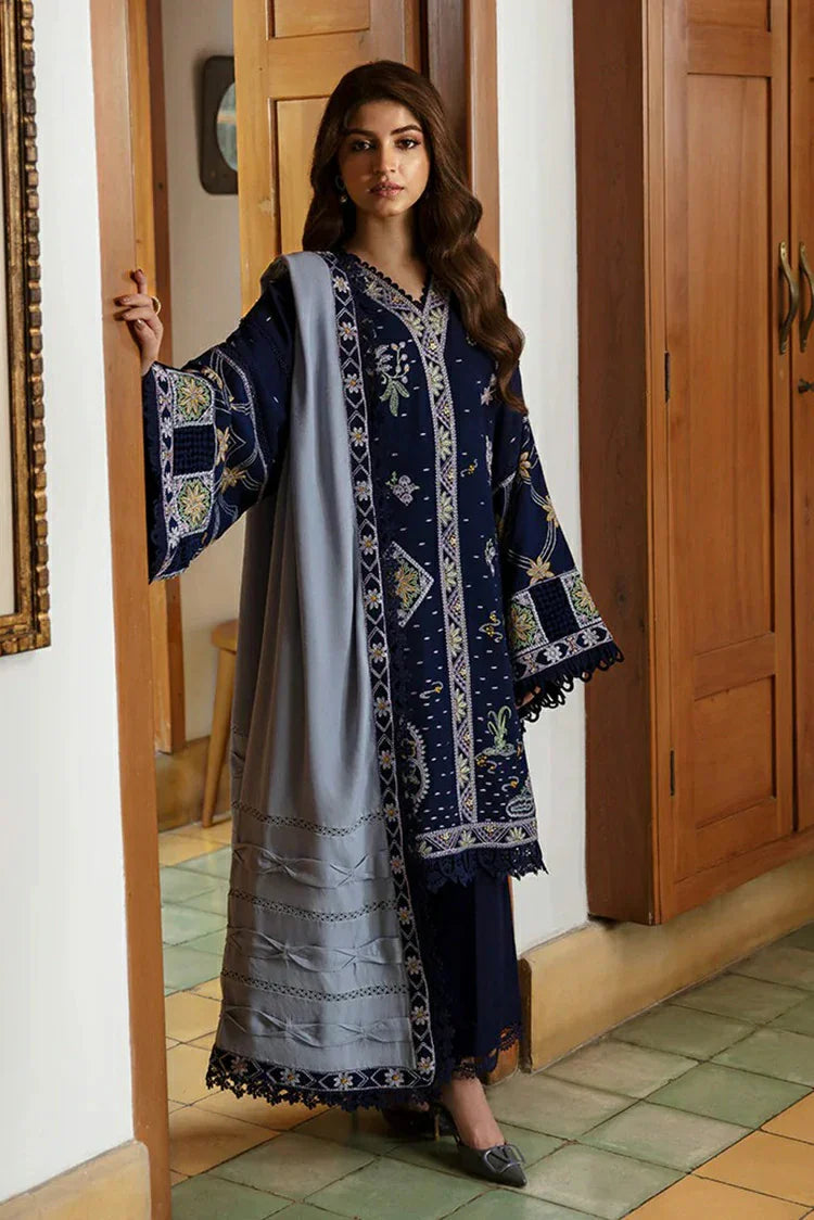 3PC DHANAK EMBROIDERED SUIT 873-RR