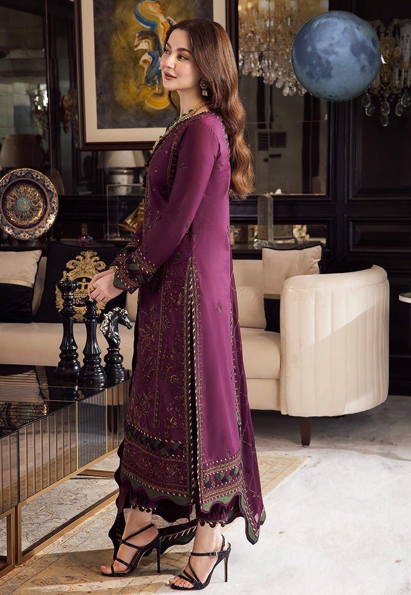 3PC DANAK EMBORIDED SHIRT PLAIN TROUSER EMBORIDED DANAK SHAWL    88-RR