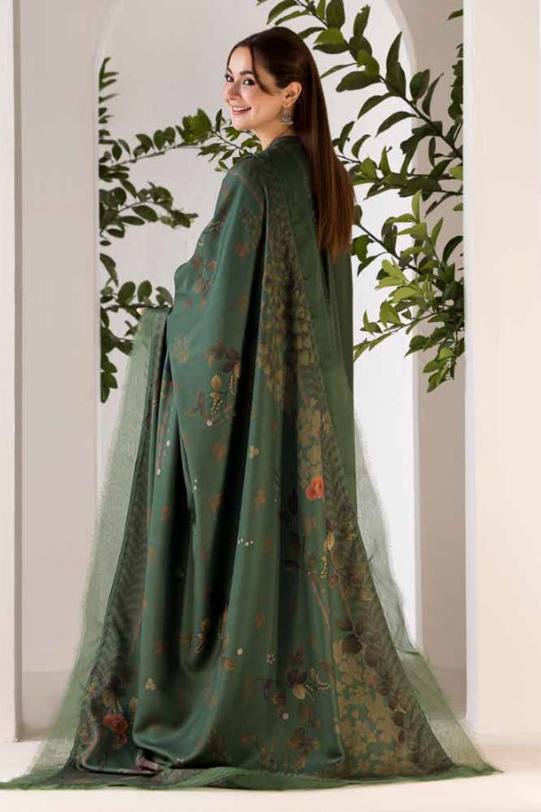 3PC DHANAK EMBROIDERED SUIT D-532