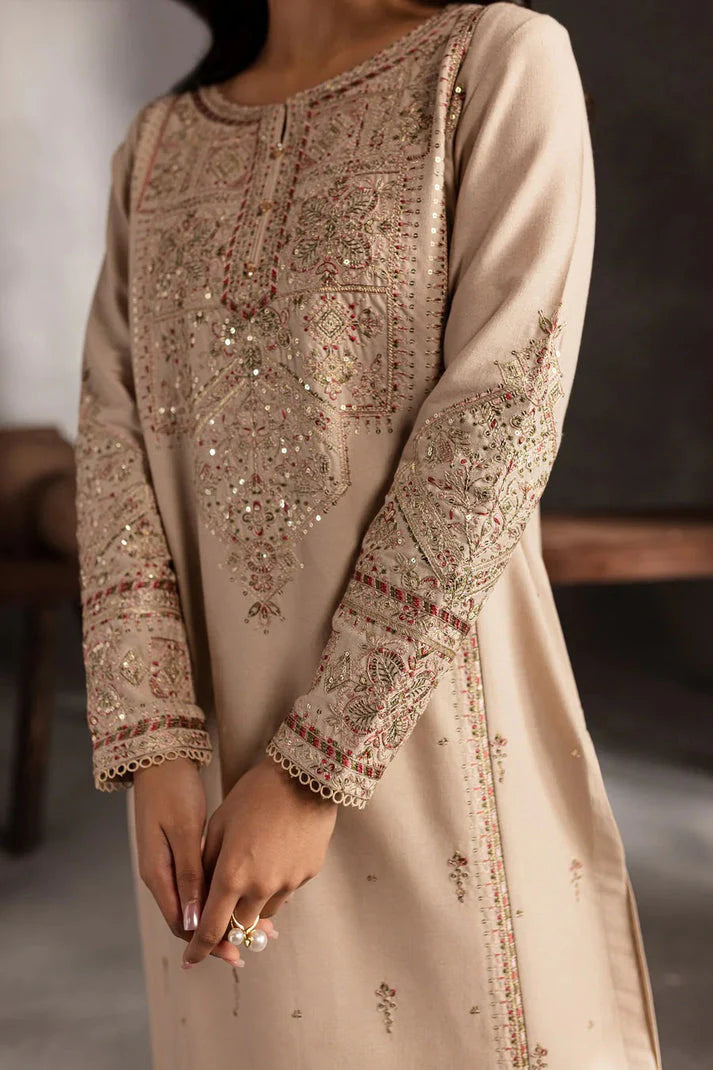 LAWN 3PC EMBROIDERED SHIRT PLAIN TROUSER (D-PATCH ) ORGANZA Emborided DUPATA D-425