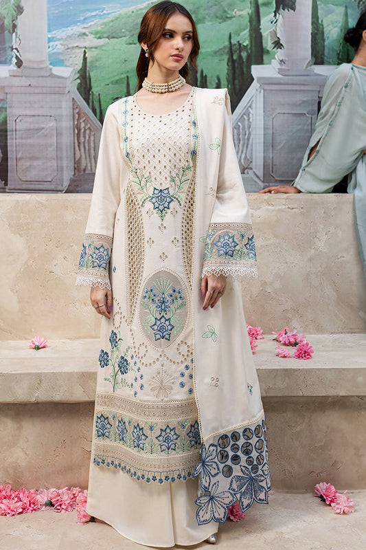 3PC DANAK EMBORIDED SHIRT WITH DANAK HEAVY WOOL SHAWL AND PLAIN TROUSER 039-RR