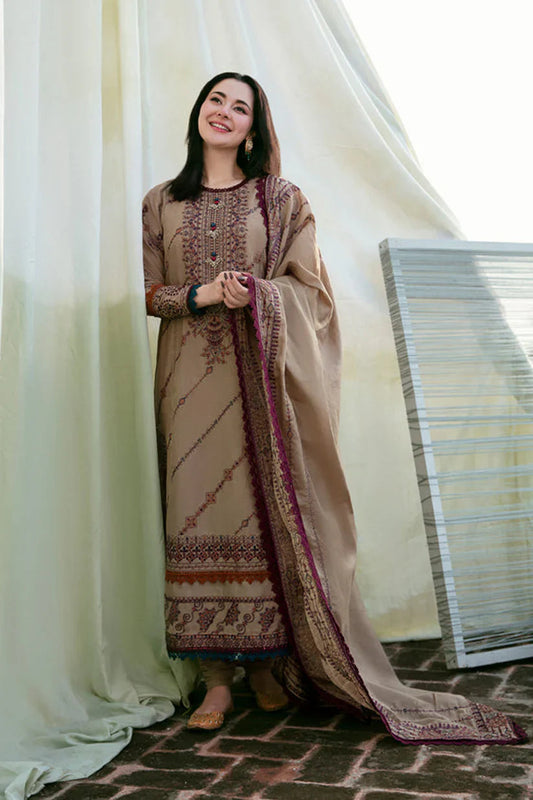 3PC DANAK EMBORIDED SHIRT PLAIN TROUSER EMBORIDED DANAK SHAWL    737-RR