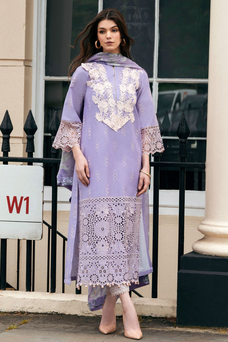 3PC DHANAK CHIKANKARI EMBROIDERED SUIT 939-RR