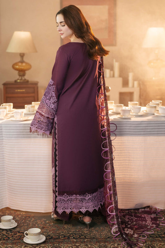 3PC  DHANAK EMBROIDERED SUIT 789-RR