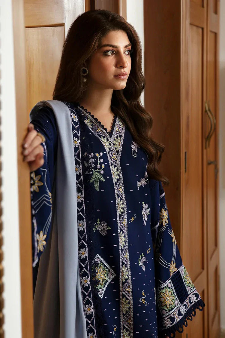 3PC DHANAK EMBROIDERED SUIT 873-RR