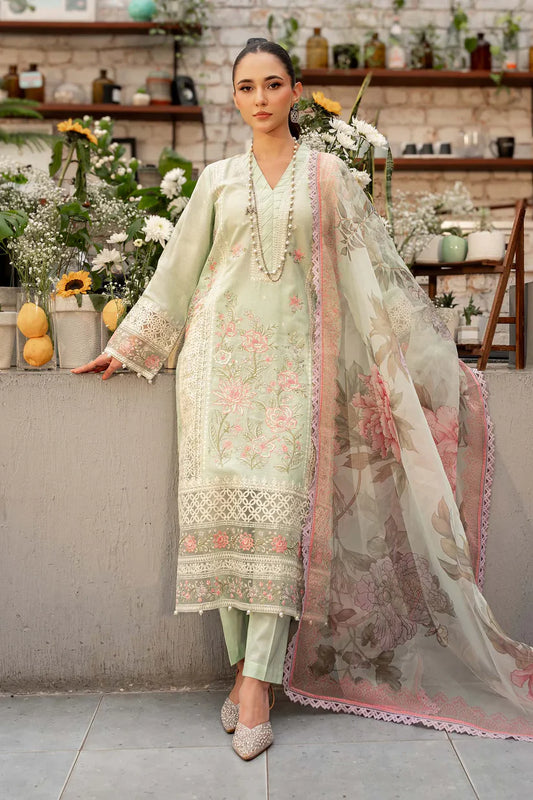 3PC DHANAK EMBROIDERED SUIT D-533